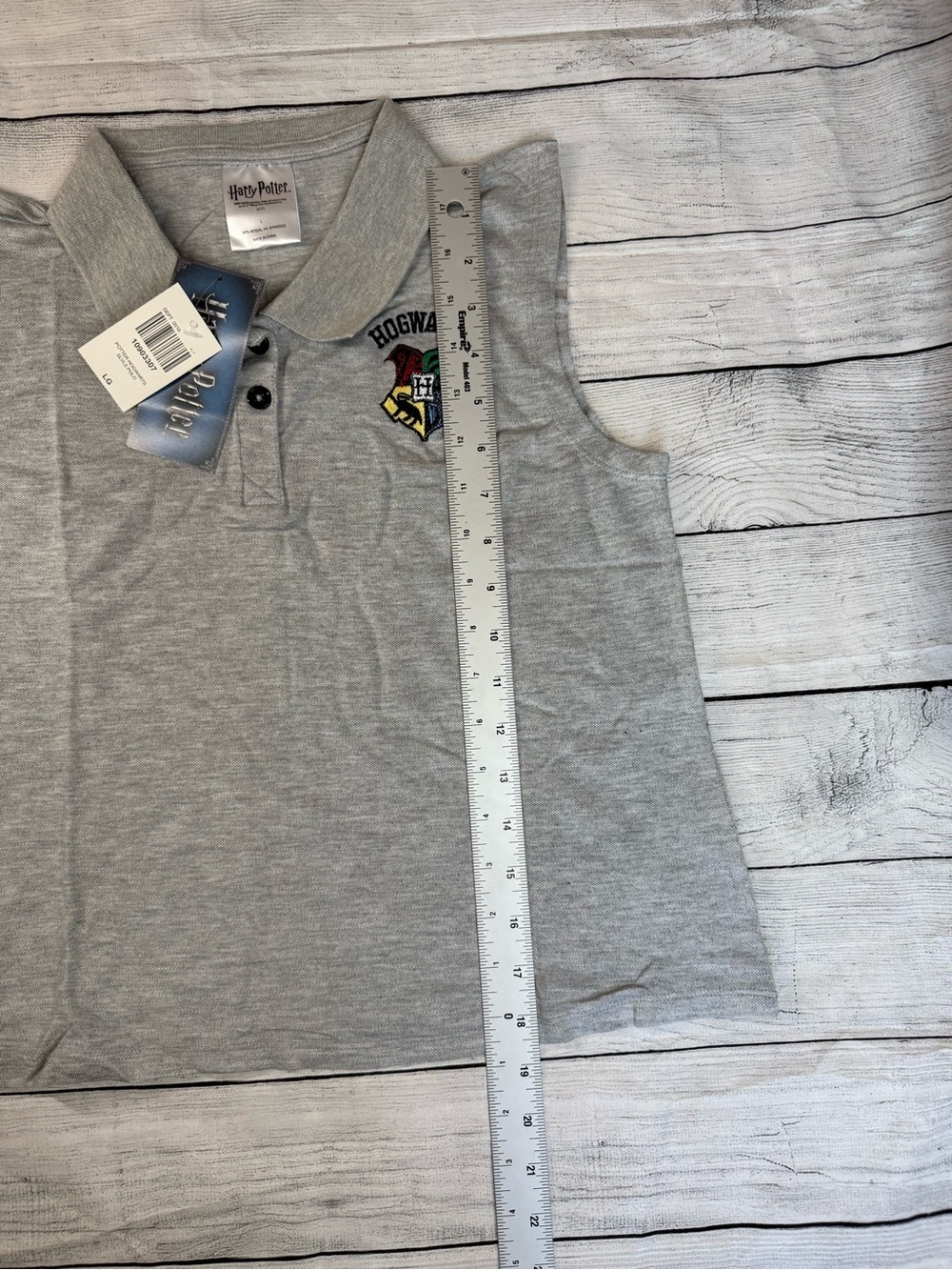 Harry Potter Hogwarts SLVLS Polo - Gray - Picture 7 of 8